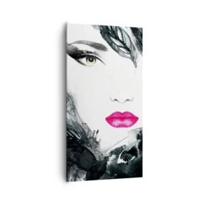 Impression sur toile - Image sur toile - Attention! Femme fatale - 65x120 cm