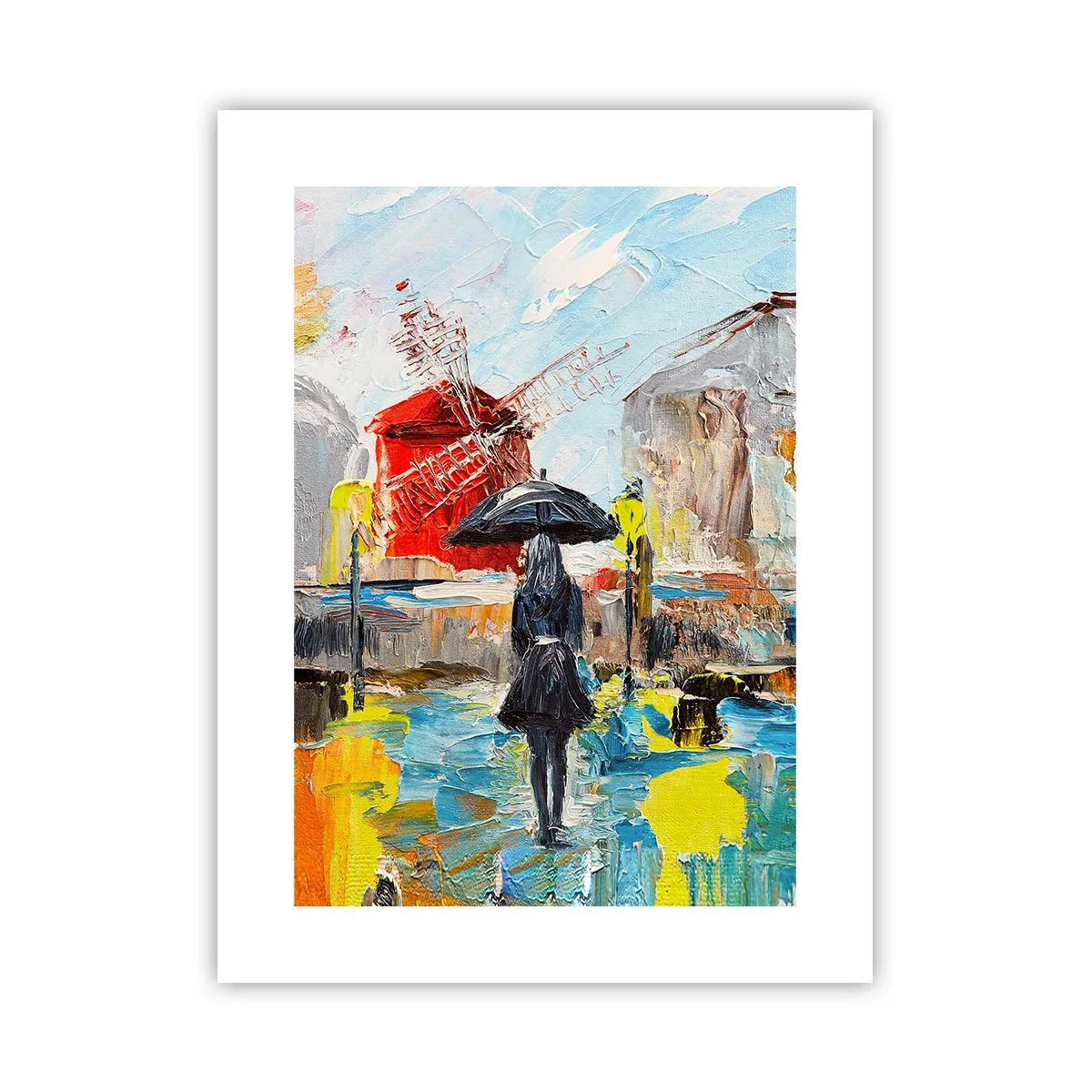 Affiche - Poster - Légende parisienne - 30x40 cm