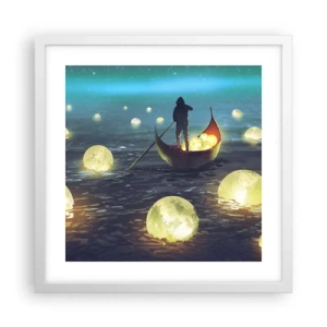 Affiche dans un cadre blanc - Poster - Des choses dont les philosophes n'ont jamais rêvé - 40x40 cm