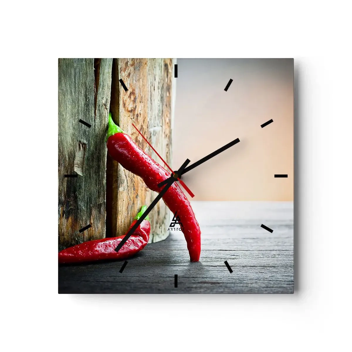 Horloge murale - Pendule murale - Red hot chili peppers - 40x40 cm