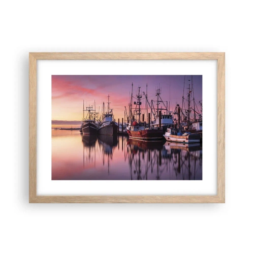 Affiche dans un chêne clair - Poster - Avant le jour suivant - 40x30 cm