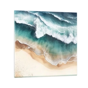 Impression sur verre - Image sur verre - La rencontre éternelle - 60x60 cm