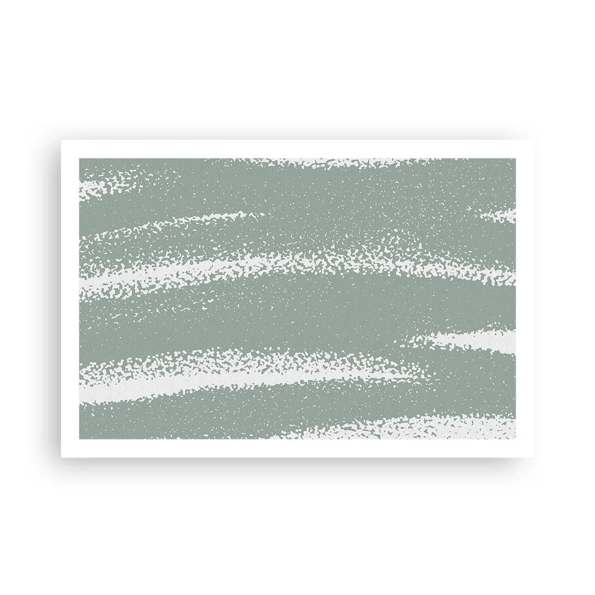 Affiche - Poster - Abstraction dans un climat hivernal - 91x61 cm
