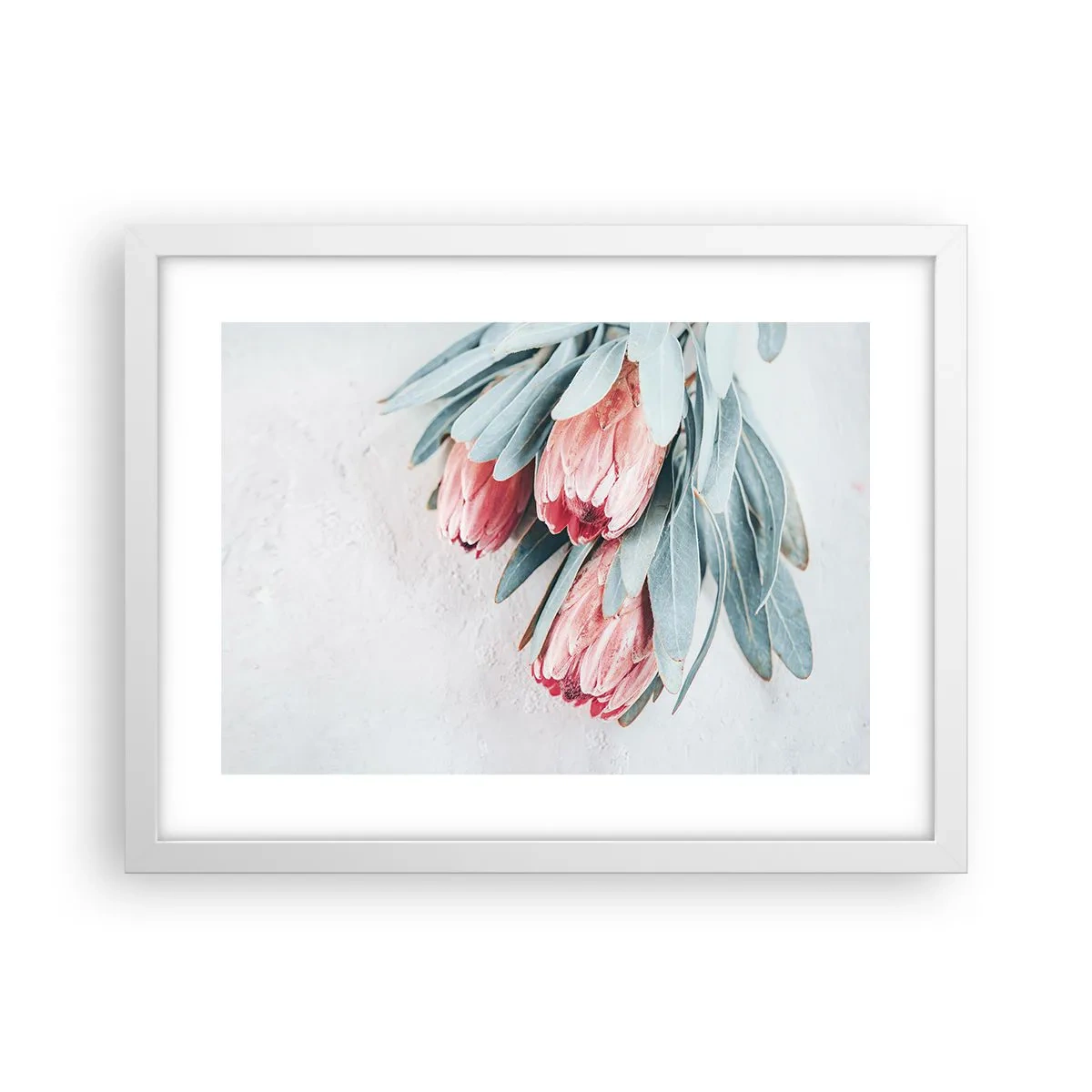 Affiche dans un cadre blanc - Poster - Honte de leur propre beauté - 40x30 cm