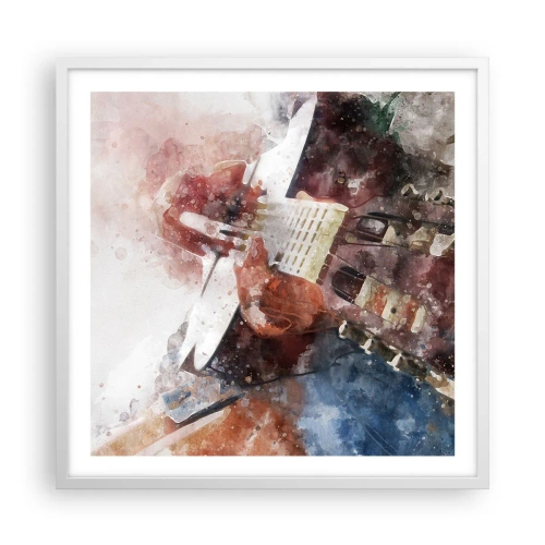 Affiche dans un cadre blanc - Poster - Et qu'en pensez-vous ? - 60x60 cm