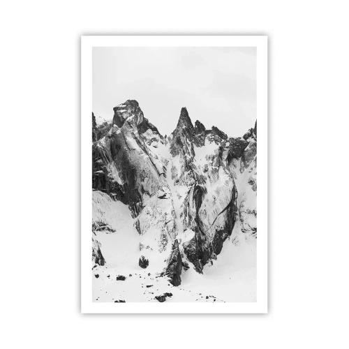 Affiche - Poster - Crête dangereuse de granit - 61x91 cm
