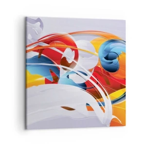 Impression sur toile - Image sur toile - La danse des éléments - 60x60 cm