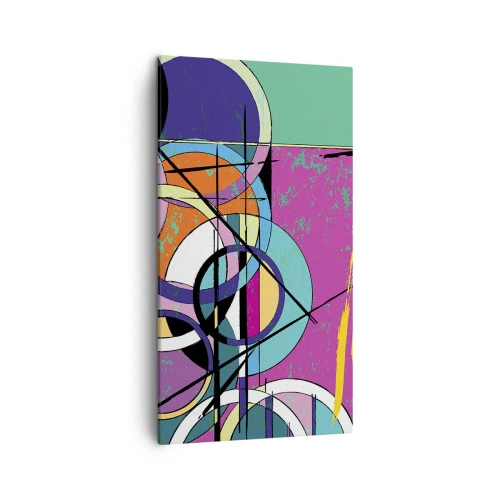 Impression sur toile - Image sur toile - Roues sur roues - 45x80 cm
