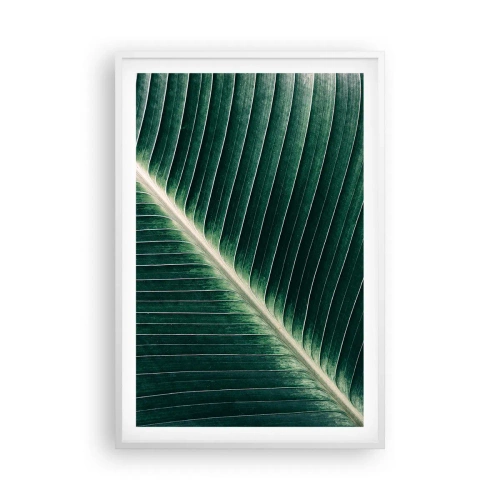 Affiche dans un cadre blanc - Poster - Le rythme de la nature - 61x91 cm