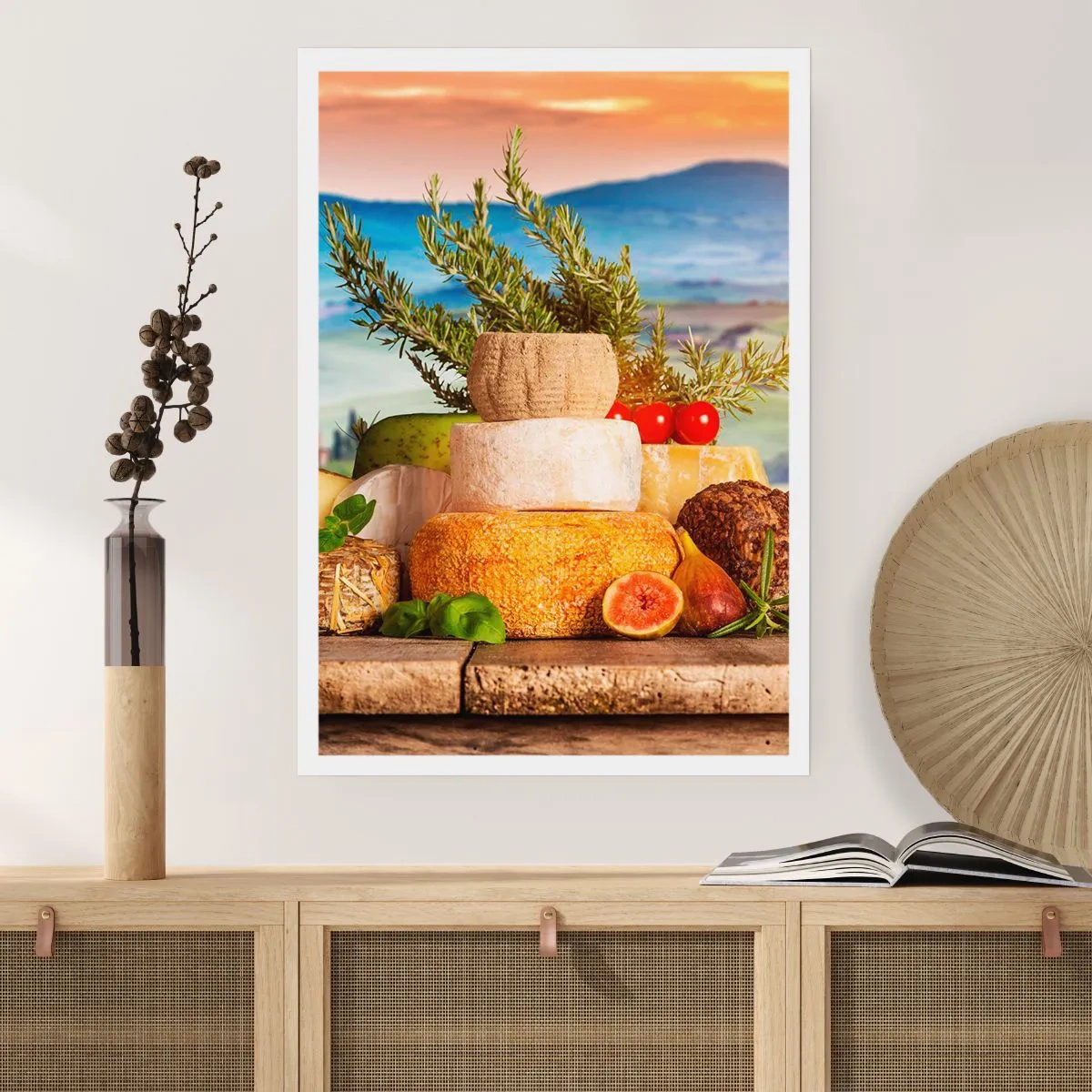 Affiche - Poster - La joie de vivre à l'italienne - 40x50 cm