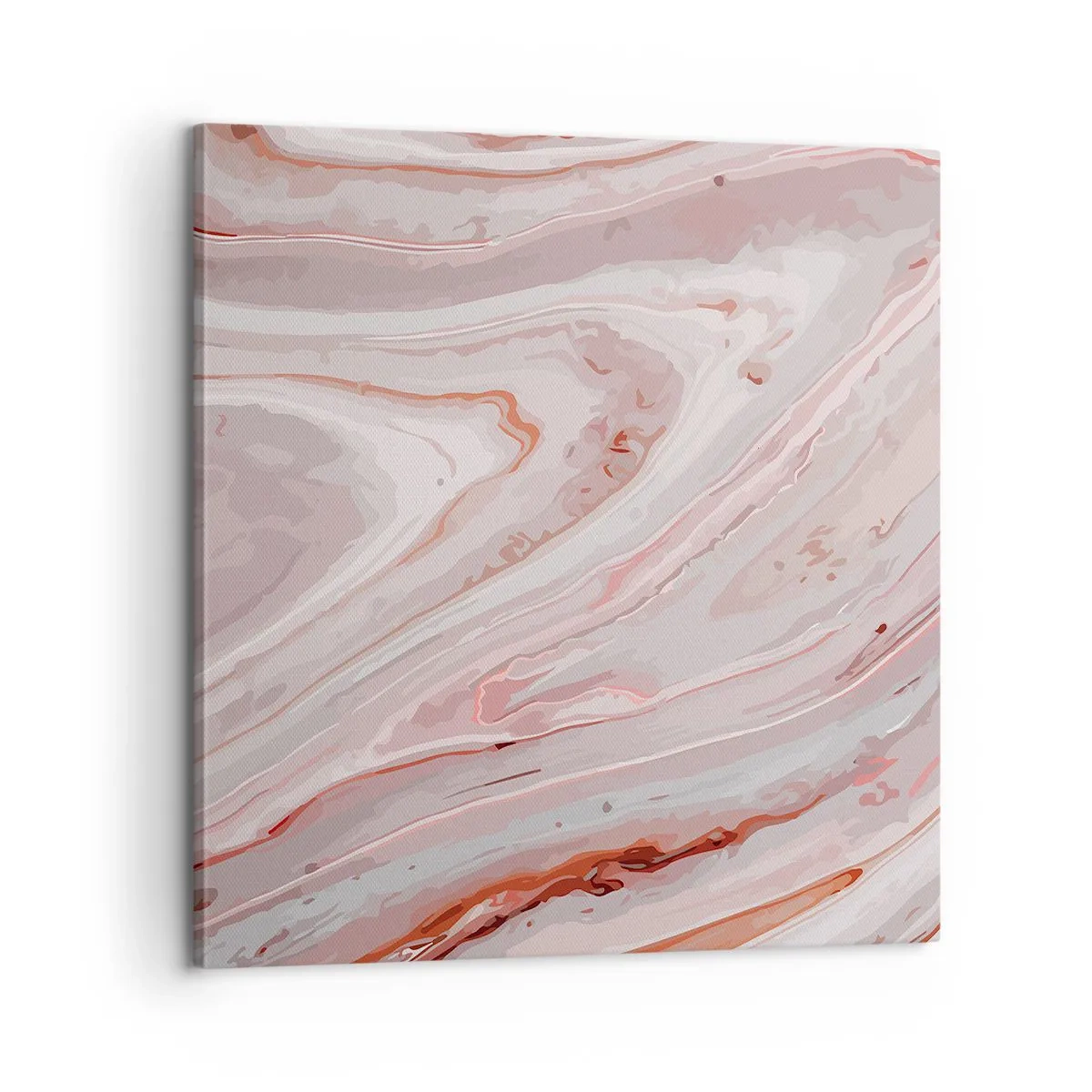 Impression sur toile - Image sur toile - Rose liquide - 60x60 cm