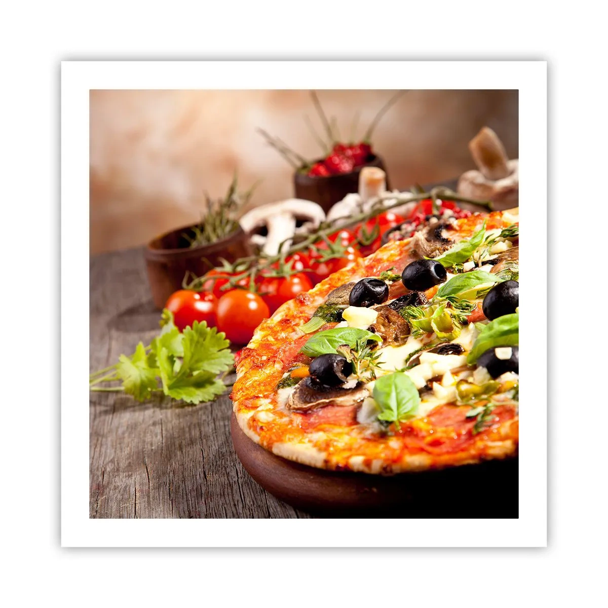 Affiche - Poster - Des ingrédients telluriques - 60x60 cm