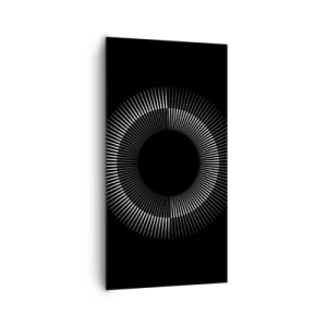 Impression sur toile - Image sur toile - Soleil noir - 65x120 cm