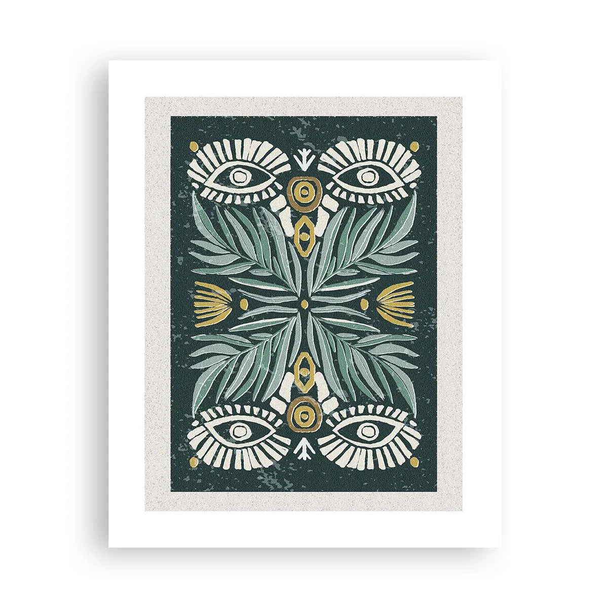 Affiche - Poster - Comme une découpe folklorique - 40x50 cm