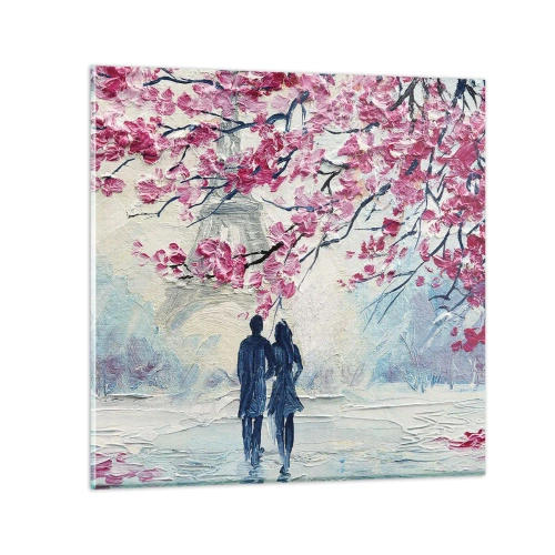 Impression sur verre - Image sur verre - Ballade romantique - 50x50 cm