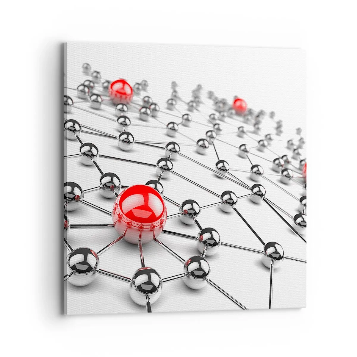 Impression sur toile - Image sur toile - Toile argentée - 70x70 cm