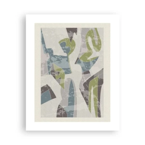 Affiche - Poster - Composition derrière la vitre - 40x50 cm