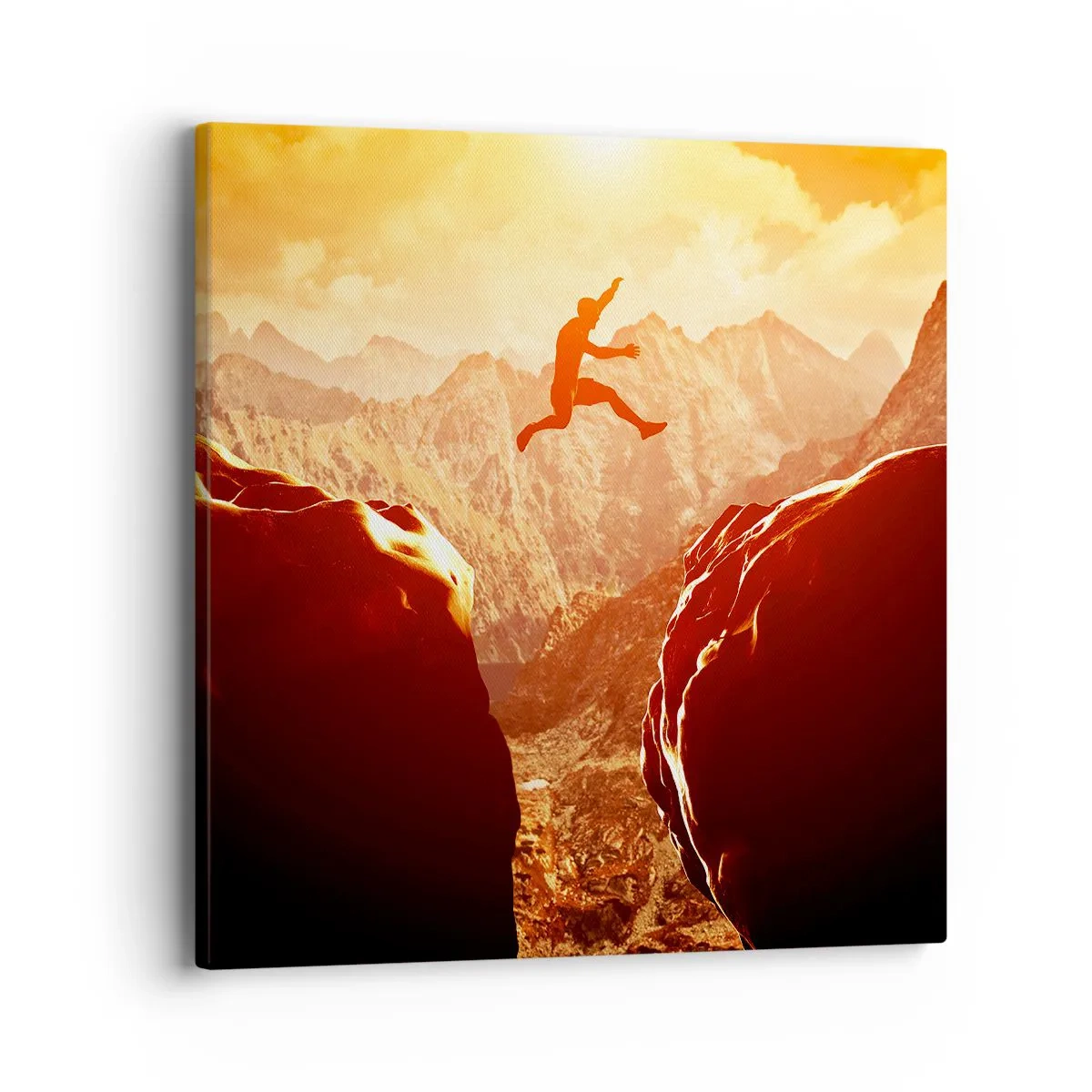 Impression sur toile - Image sur toile - Dépassement des limites - 40x40 cm