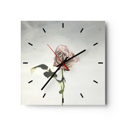 Horloge murale - Pendule murale - Bonjour de printemps - 40x40 cm