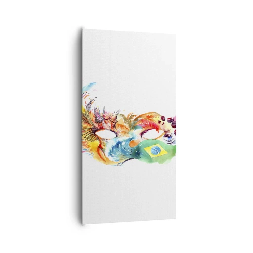 Impression sur toile - Image sur toile - Le Brésil accueille la samba - 65x120 cm