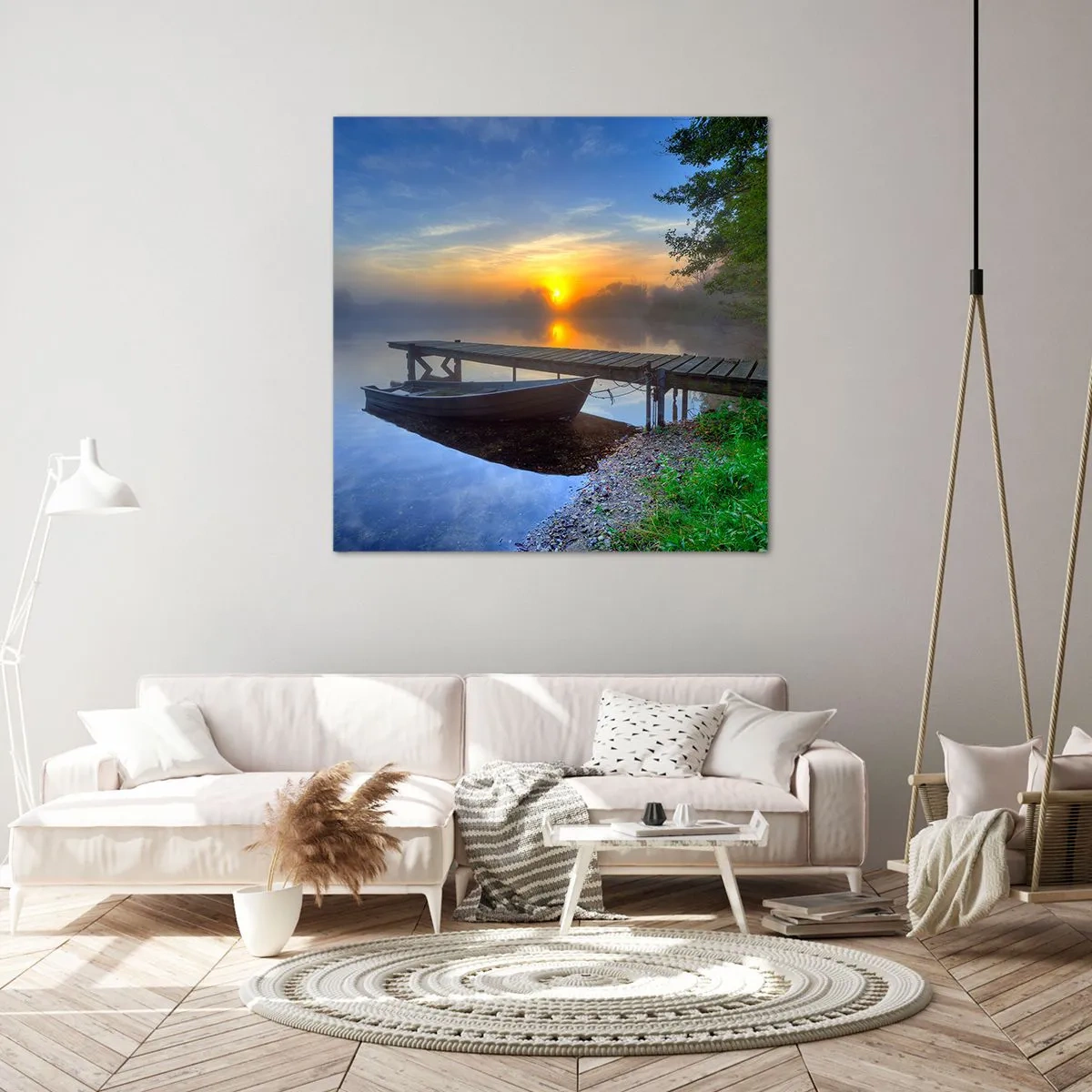 Impression sur toile - Image sur toile - Comment l'ordinaire se transforme en magie - 30x30 cm