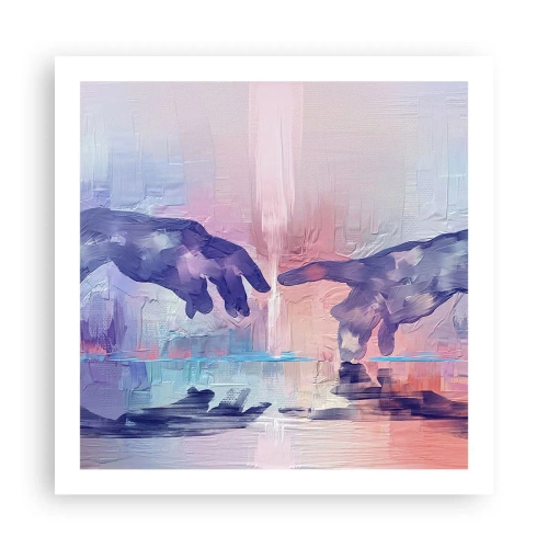 Affiche - Poster - Divine étincelle de vie - 60x60 cm