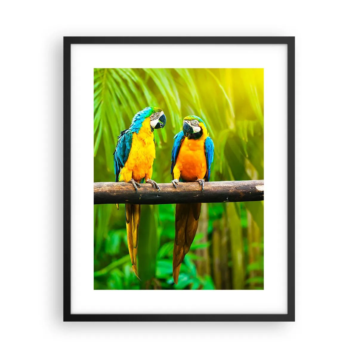 Affiche dans un cadre noir - Poster - Et avez-vous entendu qu'elle ...? - 40x50 cm