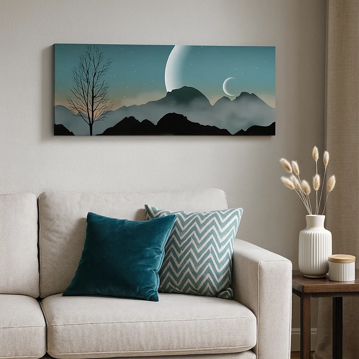 Impression sur toile - Image sur toile - Carnaval de la nuit étoilée - 30x30 cm