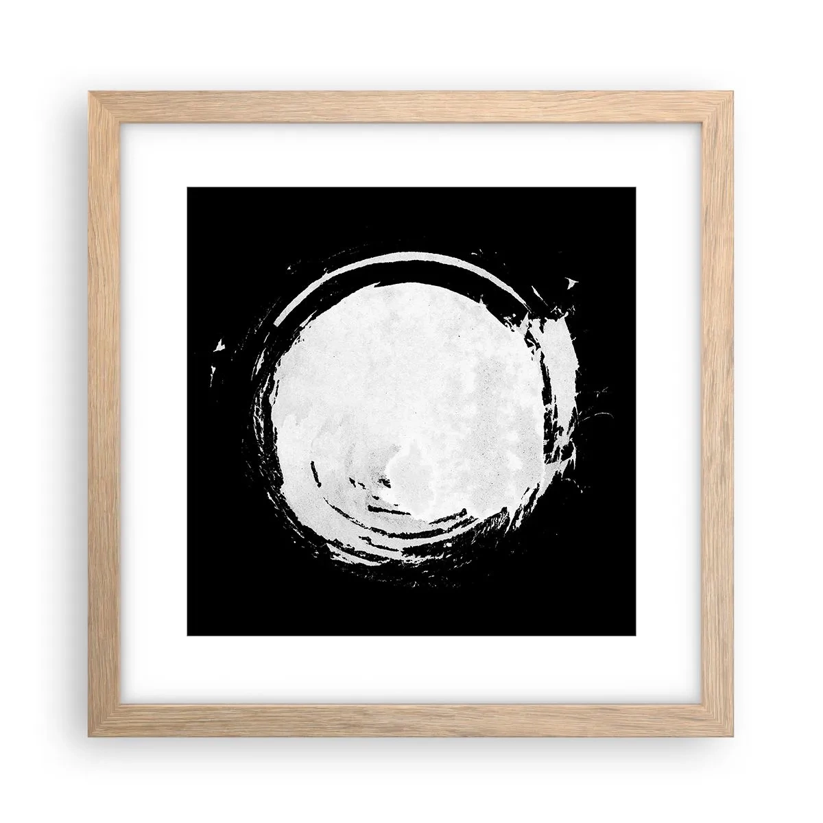 Affiche dans un chêne clair - Poster - Belle sortie - 30x30 cm