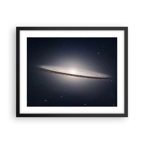 Affiche dans un cadre noir - Poster - Il y a bien longtemps, dans une galaxie très lointaine… - 50x40 cm