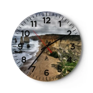 Horloge murale - Pendule murale - Beauté brute - 40x40 cm