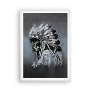 Affiche dans un cadre blanc - Poster - Retour aux sources - 70x100 cm