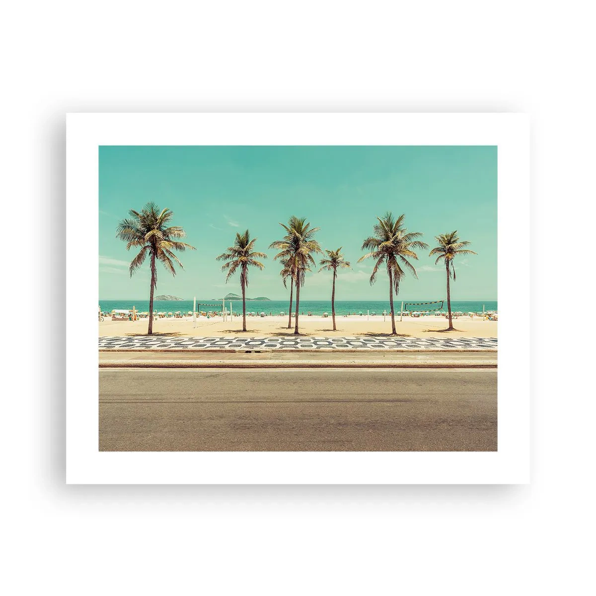 Affiche - Poster - Gardien de plage - 50x40 cm