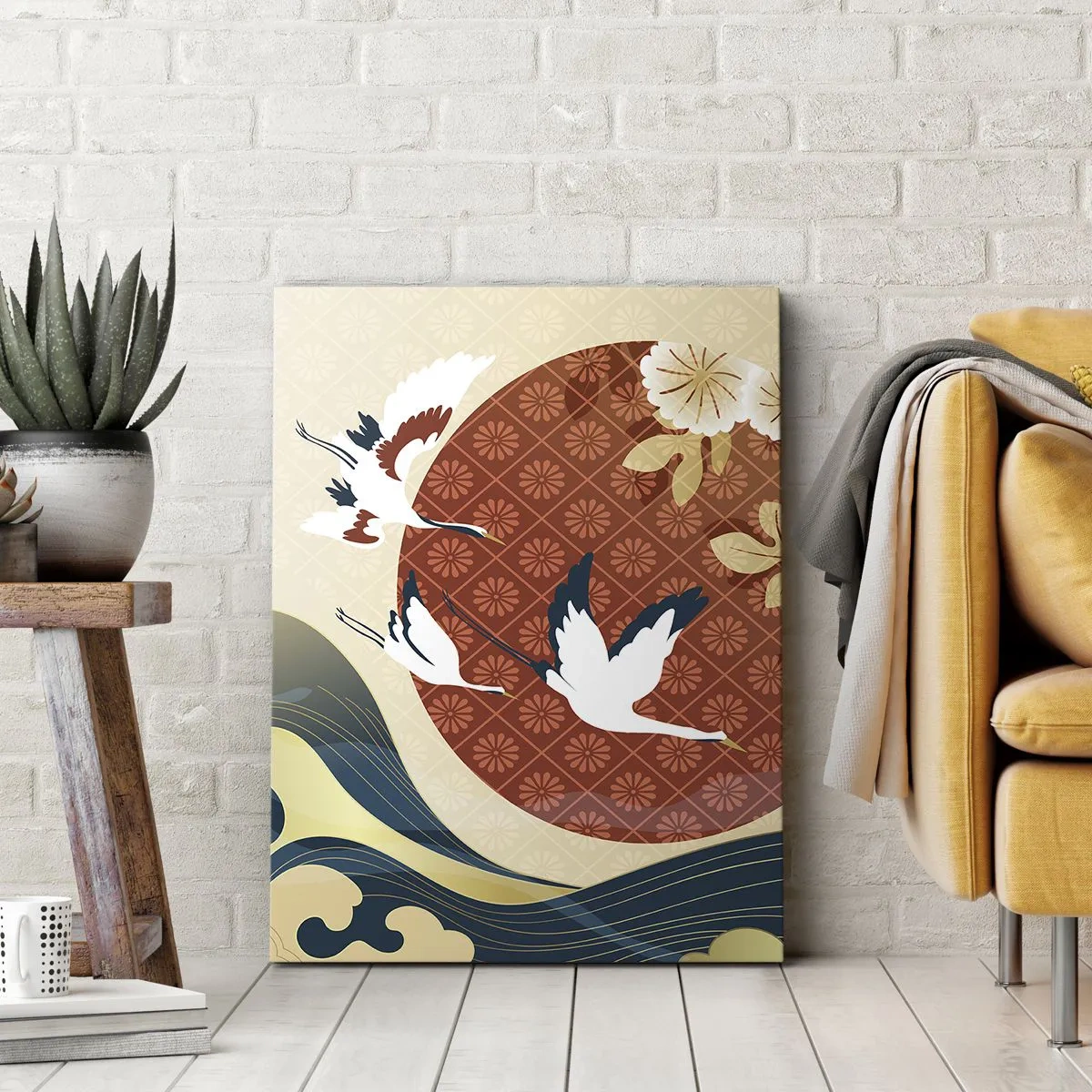 Impression sur toile - Image sur toile - Conte japonnais - 55x100 cm