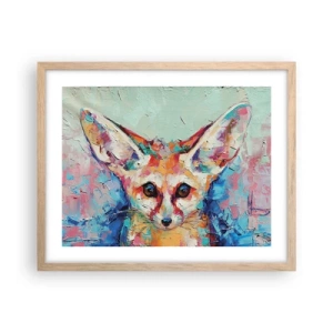 Affiche dans un chêne clair - Poster - Etes-vous prêts pour moi? - 50x40 cm