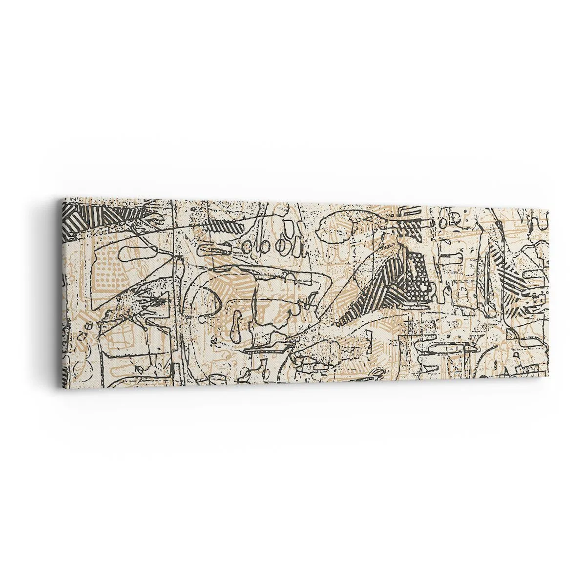 Impression sur toile - Image sur toile - Il attend d'être décodé - 90x30 cm