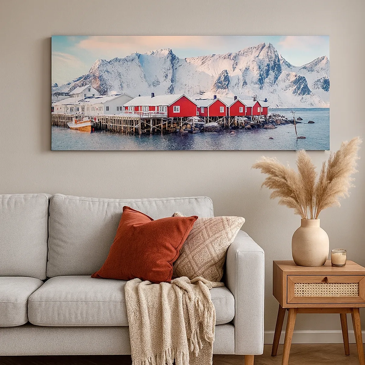 Impression sur toile - Image sur toile - Retraite dans le nord - 30x30 cm