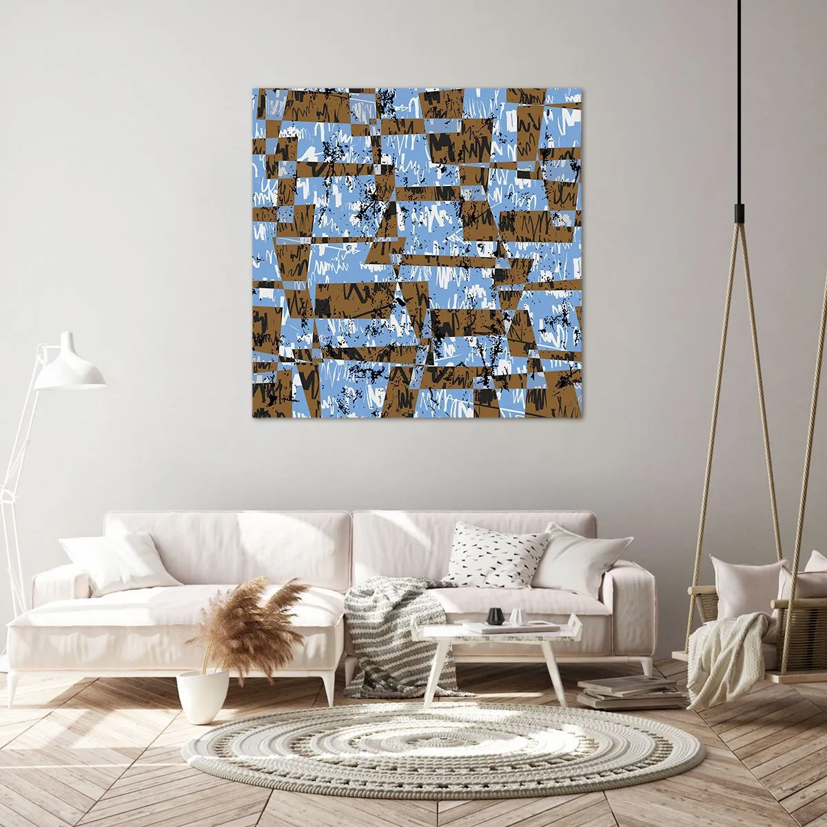 Impression sur toile - Image sur toile - Une découpe non humaine - 40x40 cm