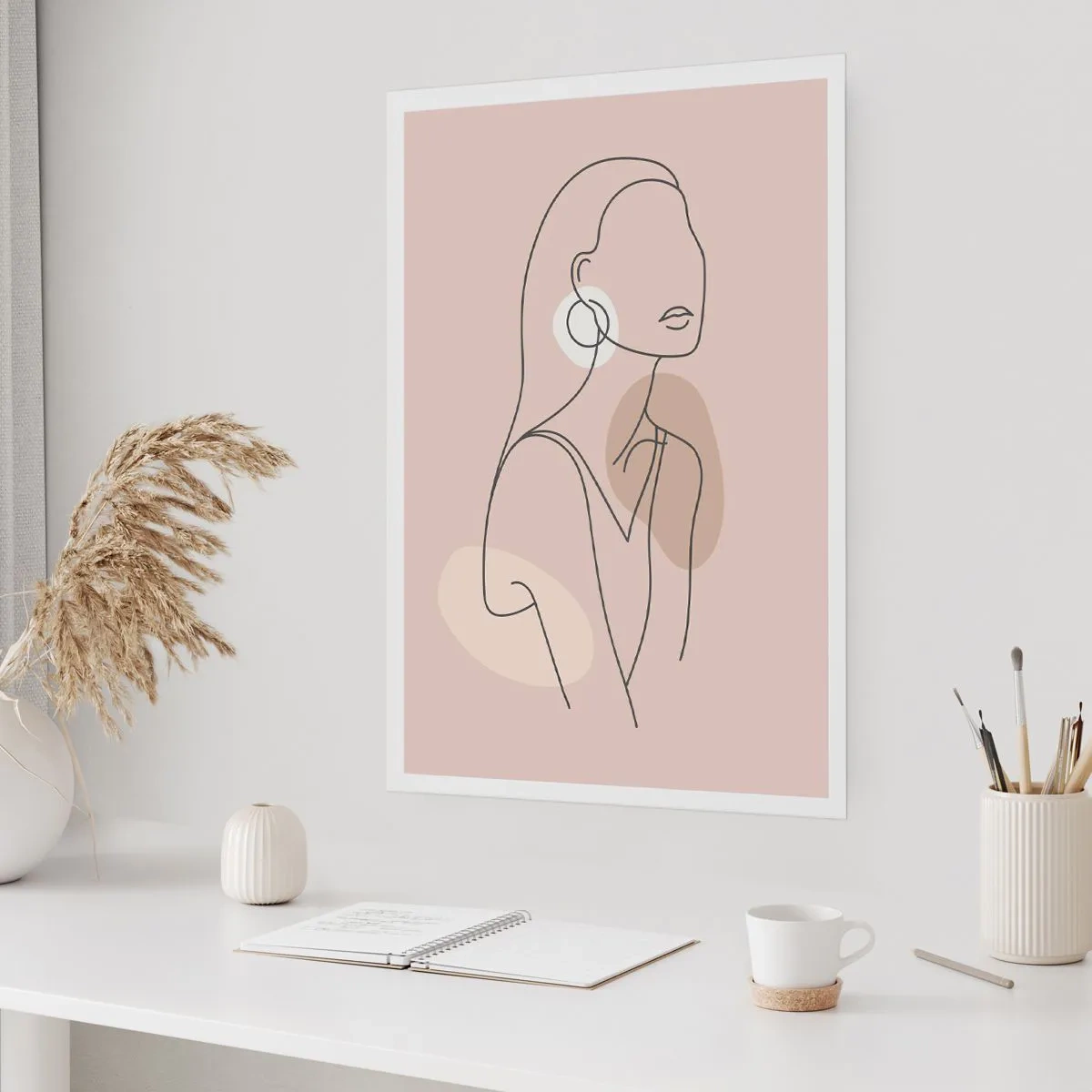 Affiche - Poster - Icone féminin - 30x40 cm
