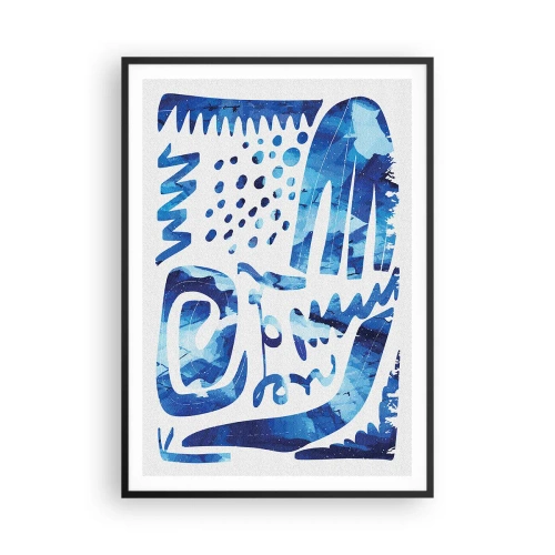 Affiche dans un cadre noir - Poster - Retour aux racines - 70x100 cm