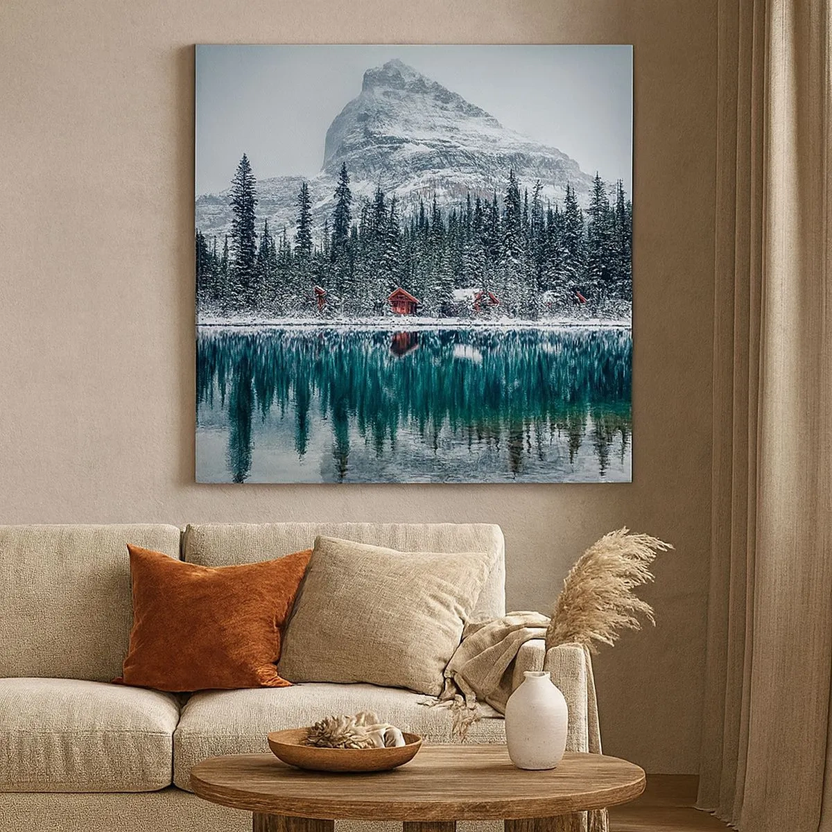 Impression sur toile - Image sur toile - Retraite canadienne - 30x30 cm