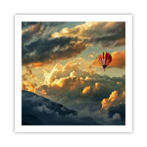 Affiche - Poster - Je vole parce que je veux - 60x60 cm