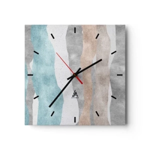 Horloge murale - Pendule murale - Une étude de proximité - 40x40 cm