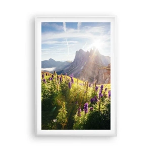 Affiche dans un cadre blanc - Poster - La vie secrète des herbes - 61x91 cm