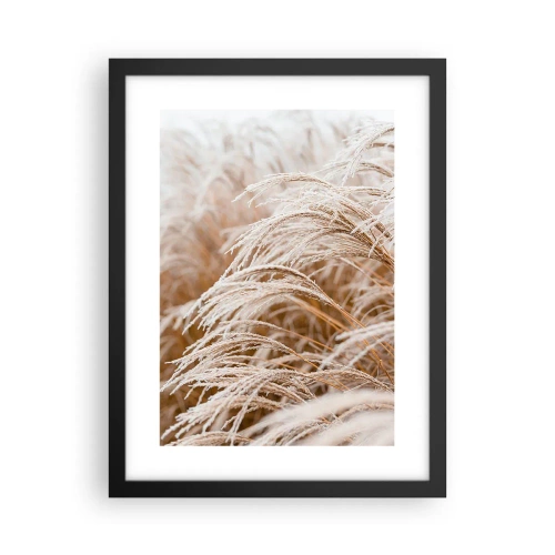 Affiche dans un cadre noir - Poster - Prosternez-vous devant le soleil d'automne - 30x40 cm