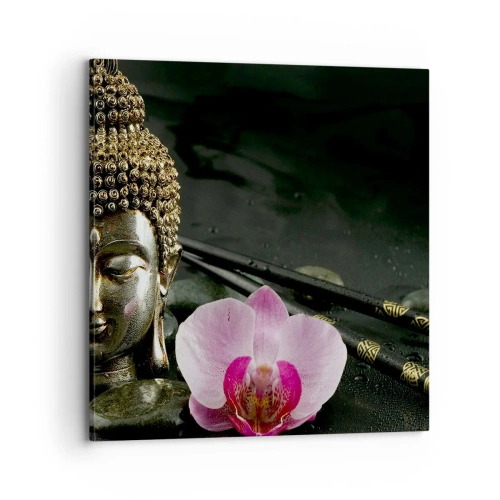 Impression sur toile - Image sur toile - Harmonie de la sagesse et de la beauté - 70x70 cm