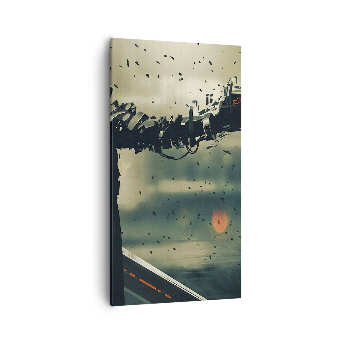 Impression sur toile - Image sur toile - L'arme fatale - Votre propre Terminator - 55x100 cm