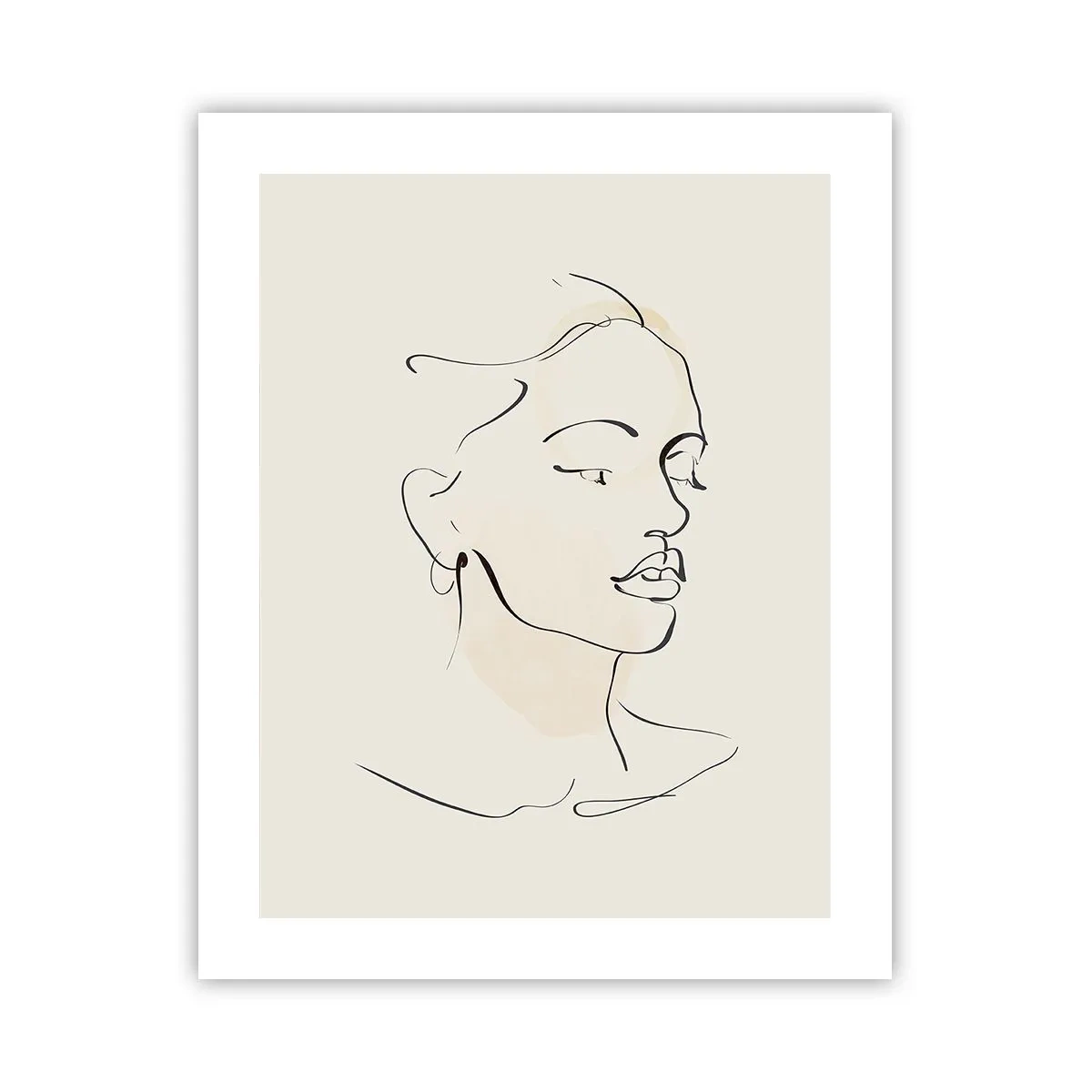 Affiche - Poster - Une ligne certaine - 40x50 cm