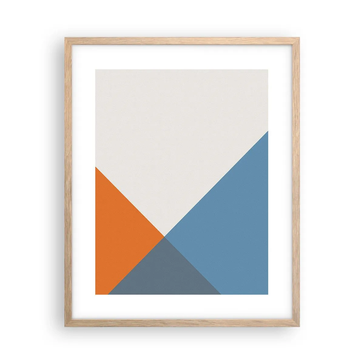 Affiche dans un chêne clair - Poster - Sous cette angle.... - 40x50 cm