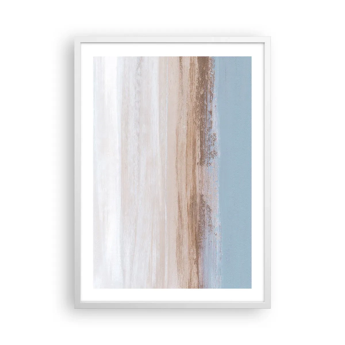 Affiche dans un cadre blanc - Poster - Paysage ambigu - 50x70 cm